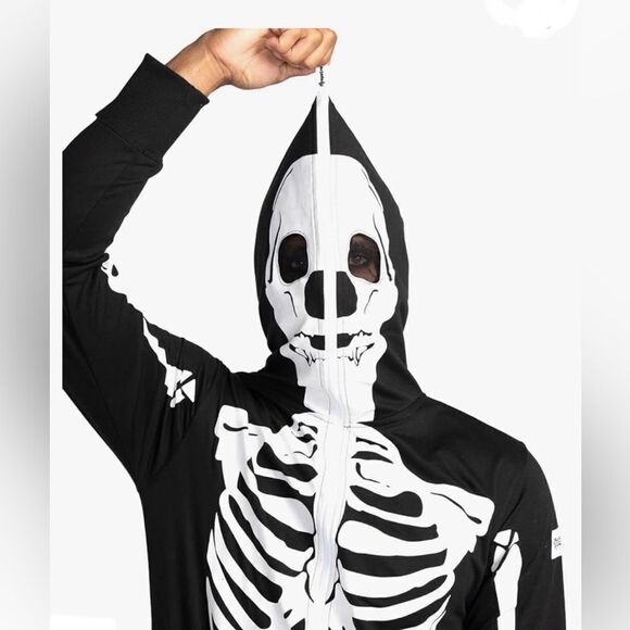 JACK SKELLINGTON ONE PIECE SKELETON COSTUME - Picture 3 of 5